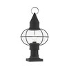 Livex Lighting Newburyport 1 - Light Post Light in  Black - 3 of 4