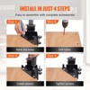 VEVOR Mobile Base, 400 lbs Weight Capacity, Adjustable from 9.5" x 9.5" to Infinity, Heavy Duty Universal Mobile Base Stand, Black - 4 of 4