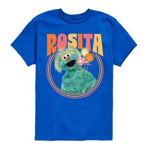 Boys' - Sesame Street - Rosita With Flowers Short Sleeve Graphic T-Shirt - 1 of 4