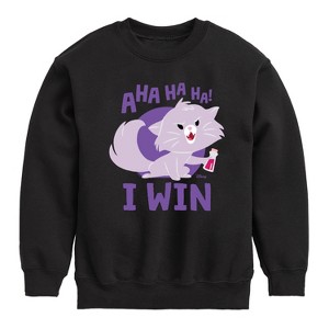 Boys' - Disney - Cats & Dogs Graphic Long Sleeve Fleece Sweatshirt - 1 of 4