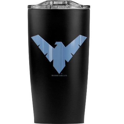Batman Nightwing Logo Steel Tumbler 20oz Coffee Travel Mug