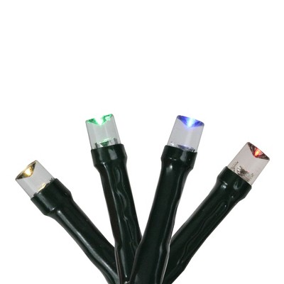 Roman 200ct Wide Angle LED USB String Lights Multi-Color - 24.5' Green Wire