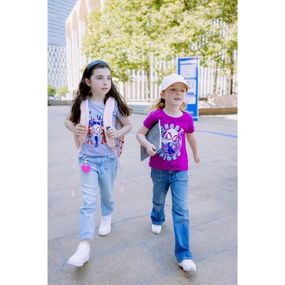 Marvel Spidey and His Amazing Friends Little Girls 2 Pack T-Shirts Grey/Purple 6 — фото 2