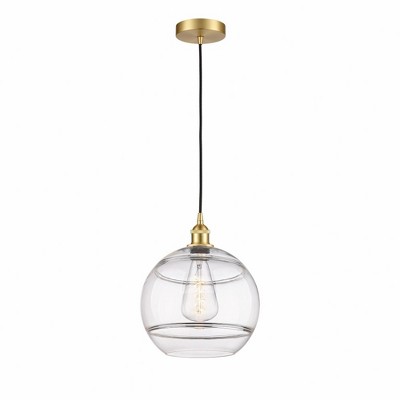 Rochester - 1 Light Cord Hung Mini Pendant In Industrial Style-13.38 Inches Tall and 12 Inches Wide