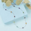 Ross-Simons 8.40 ct. t.w. Multi-Gem Station Necklace in Sterling Silver - 3 of 4