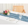 Unique Bargains Thanksgiving Wedding Party Decorations Cheesecloth Table Runner 6 Pcs - 2 of 4