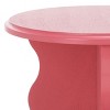 Lilith Wavy Accent Table - ACC5727F - Rose - Safavieh - 3 of 4