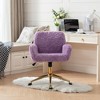Lyngins Ergonomic Office Chair – 40° Recline, Vanity Chair, Artificial Alpaca Wool, Wide Seat, Home Office Desk Chair, Desk Chair for Enhanced Comfort - 3 of 4