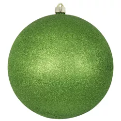 Christmas by Krebs Lime Green Shatterproof Glitter Christmas Ball Ornament 10" (250mm)