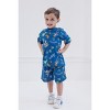 Disney Mickey Mouse Lion King Toy Story Cars French Terry T-Shirt and Shorts Outfit Set Toddler - 4 of 4