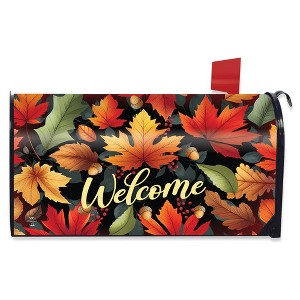 Briarwood Lane Fall Mailbox Cover  - Standard Size - Autumn Color Leaves For Fall Mailbox Cover - 1 of 2