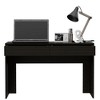 Anybear Black Computer Desk with Two Drawers Writing - 2 of 4