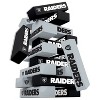 MasterPieces Real Wood Block Tumble Towers - NFL Las Vegas Raiders. - image 3 of 4