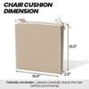 Crestlive Products Outdoor Chair Cushions Set of 2 Fade Resistant - 2 of 4