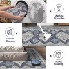 coucheta Vintage Washable Area Rugs, Multi-size Farmhouse Soft Large Foldable Low Pile Non-Slip Throw Carpet, for Living Room, Bedroom, Dining,Office - 2 of 4
