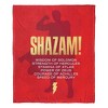 Warner Bros. DC Comics Shazam List Of Powers Silk Touch Throw Blanket 50x60 Inches - 3 of 4