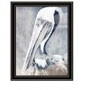 HomeRoots PELICAN Black Framed Print Wall Art - 4 of 4