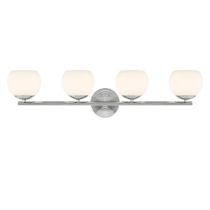 Designers Fountain Moon Breeze 4 - Light Vanity in  Polished Nickel - 1 of 1