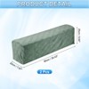 Unique Bargains Diamond Pattern Stretch Soft Jacquard Non Slip Sofa Armrest Covers - 2 of 4