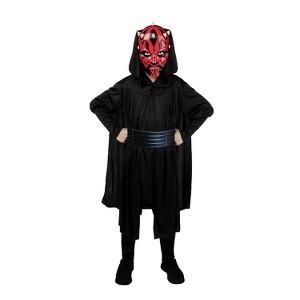 Star Wars Kids' Darth Maul Halloween Costume Apparel Set - 1 of 4