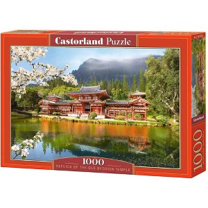 1000 Piece Jigsaw Puzzle, Replica of the Old Byodi-on Temple, Memorial Park Kahaluu, O'ahu, Hawaii, Adult puzzle, Castorland C-101726-2 - 1 of 4