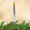 One Hundred 80 Degrees 9.0 Inch Clip-On Candle Ornament Christmas Tree Ornament , Tinsel Town (1PC) - 3 of 3