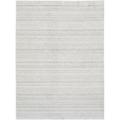 Oriental Weavers Montecito 4929E White/ Grey Indoor Area Rug - 5'3" x 7'6"