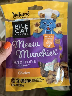 Blue Cat Bakery Meow Munchies Chicken Flavor Cat Treat 2.1oz