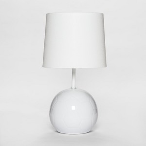 White Soccer Ball Lamp - Pillowfort , Size: Lamp Only