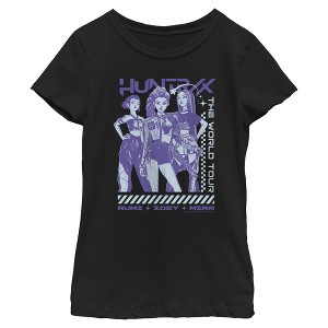 Girls KPop Demon Hunters Rumi Zoey Mira Tour T Shirt - 1 of 4