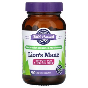 Oregon's Wild Harvest Lion's Mane, 90 Vegan Capsules - 1 of 4