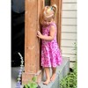 The Pink Picket Fence Suzie Dino Summer Twirl Dress for Girls – Sleeveless Play Dress – Hand-Painted Dinosaur Print - 3 of 4