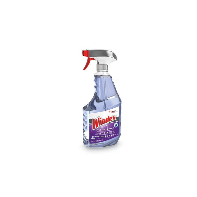 Windex Non-Ammoniated Glass/Multi Surface Cleaner, Fresh Scent, 32 oz Bottle, 8/Carton, 4 of 5