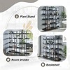 SKRAN 5 Tier Bookcase, Vintage Style Bookshelf, Open Book Organizer Rack with Baffles and Metal Frame for Home Office, Living Room - 3 of 4