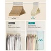 SONGMICS Velvet Hangers Non-Slip Clothes Hangers Pants Bar Space-Saving - 4 of 4