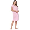 Casual Nights Women's Lace Short Sleeve Nightgown - 3 of 4