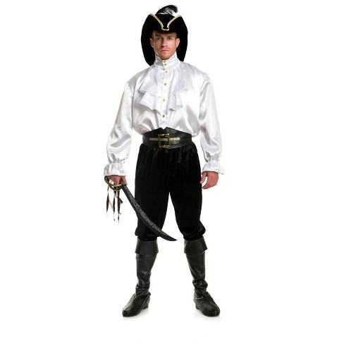 Charades Pirate Captain Shirt Costume : Target