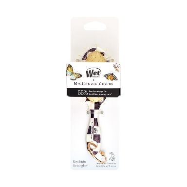 Wet Brush x MacKenzie Childs Keychain Detangler Hair Brush - Courtley Check