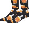 Socksmith 20.0 Inch Rocks Or Neat Socks Whiskey Bottle Glasses Crew Socks - image 2 of 3