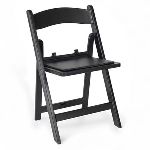 Flash Furniture Kids Resin Folding Chair with Vinyl Padded Seat - 1 of 4