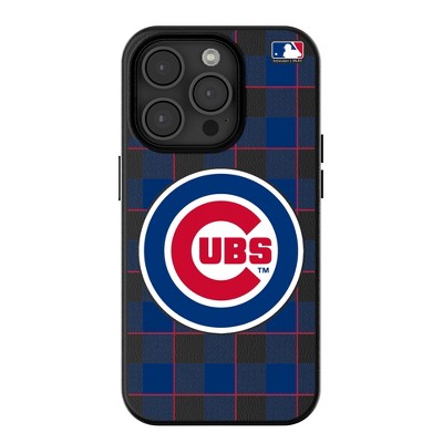 Keyscaper MLB National League Teams Plaid MagSafe Compatible Cell Phone Case for Apple iPhone
