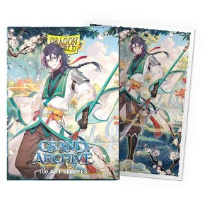 Arcane Tinmen DRAGON SHIELD SLEEVES: MATTE ART: GRAND ARCHIVE: JIN FATE DEFIANT (100CT) - 1 of 1