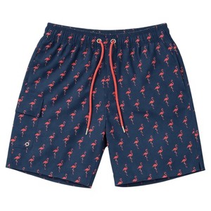 Mens Quick-Dry Swim Shorts Bathing Suits - 1 of 4