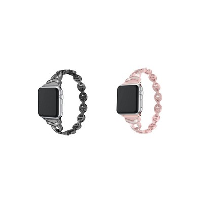 Worryfree Gadgets Metal Bling Jewelry Band For Apple Watch 38/40/41mm,  42/44/45mm Iwatch Series 8 7 6 Se 5 4 3 2 1 : Target