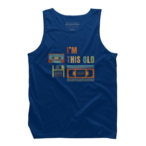 Men's Design By Humans I'm this old - Old data storage media By DsgnCraft Tank Top - 1 of 3