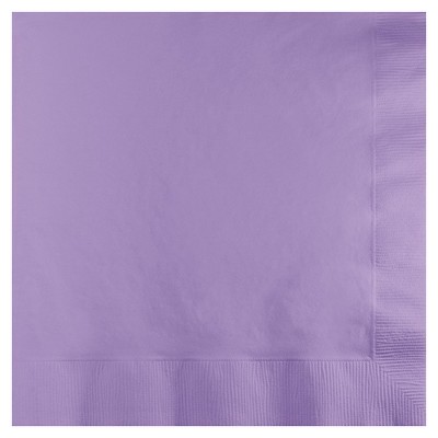  50ct Luscious Lavender Purple Disposable Napkins 