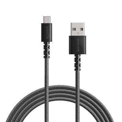 Anker 6' Powerline Select Braided USB-C to USB-A Cable - Black