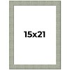 PosterPalooza | Sculpted Blue Picture Frame - UV Acrylic, Foam Board Backing, Hanging Hardware - 2 of 4