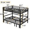 Lycvki Pull-out Metal Bunk Bed with Safety Rails - 4 of 4