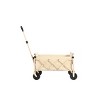 Lightweight Heavy Duty Folding Beach Wagon, Portable Utility Cart with Wheels for Camping, Grocery, Garden - ModernLuxe - 2 of 4